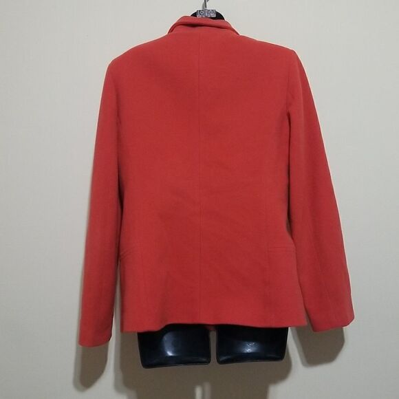 Casual Corner  Orange Jacket size 8 - Picture 4 of 5